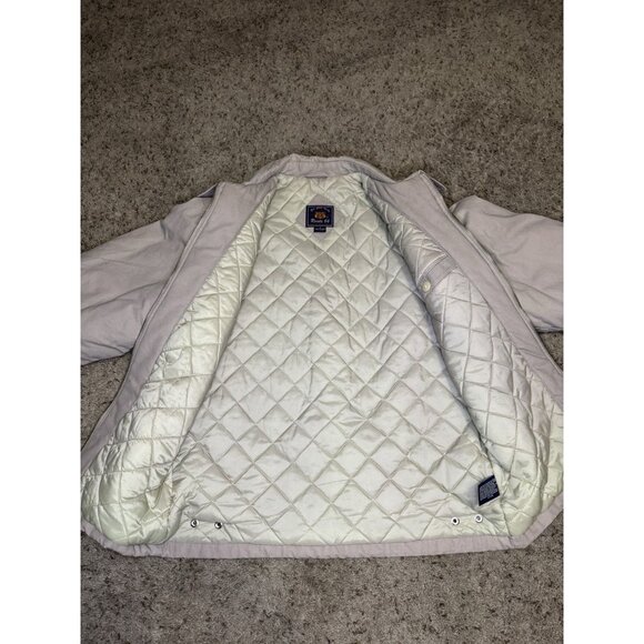 Mens Canvas Jacket Quilt Lining Workwear Utility Chore Outdoor Fishing Thick S - Picture 6 of 14